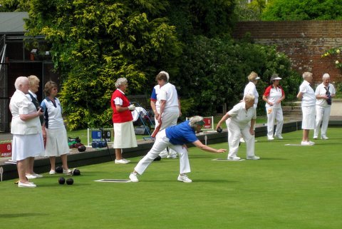 More action from the day's bowling on Presidents Day.